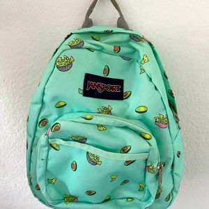 Jansport Backpack with Avocado Design